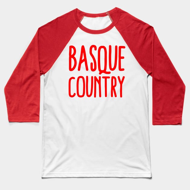 Basque country Baseball T-Shirt by Mr Youpla